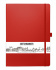 Блокнот для зарисовок Sketchmarker 140г/кв.м 21*29.7см 80л твердая обложка Красный sela25