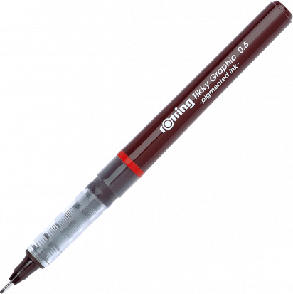 Ручка капиллярная "Tikky Grafic" чёрная 0.5мм