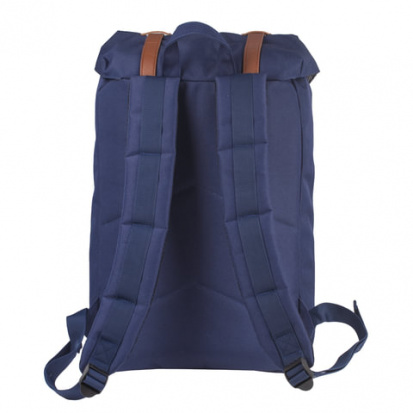 Рюкзак молодежный с отделением для ноутбука, "Кантри", синий, 41х28х14 см