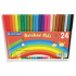 Набор фломастеров "Rainbow Kids", 24цв., трехгранные, смываемые, ПВХ