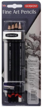 Набор угольных карандашей Charcoal 9 предметов в блистере