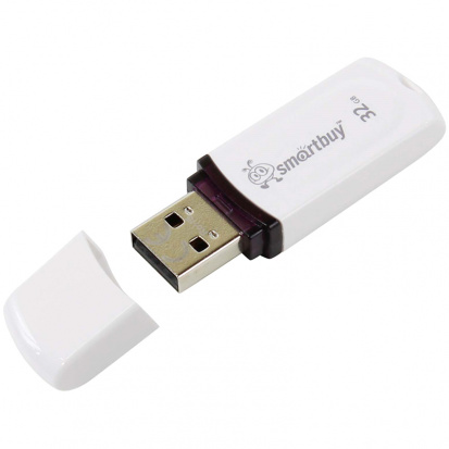 Память "Paean" 32GB, USB 2.0 Flash Drive, белый
