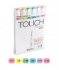Набор маркеров "Touch Brush" 6 цветов пастельные тона sela