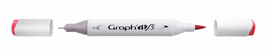 Маркер "GRAPH'IT Brush" двухсторонний на спирт. основе цв.5240 Красная помада