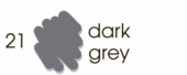 Маркер-кисть "Artists Brush", акварельные чернила на водной основе Dark Grey №21