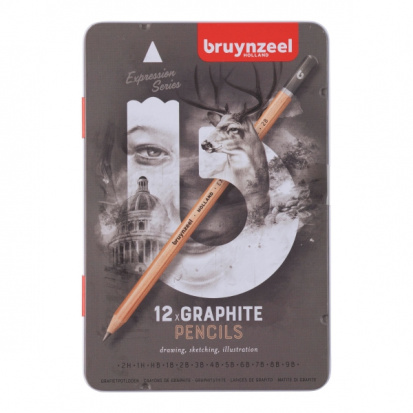 Набор графитовых карандашей "Expression Graphite", 12шт.