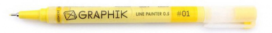 Ручка капиллярная Graphik Line Painter №01 лимонный