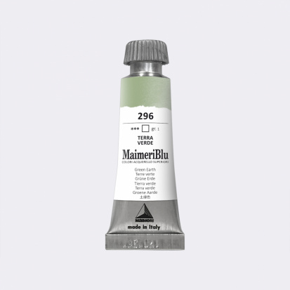 Акварель "Maimeri Blu" монопигментная, туба 12мл, Зеленая земля 