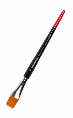 Кисть для акрила"Amsterdam 342S" синтетика мягкая плоская укороченная, ручка короткая №20