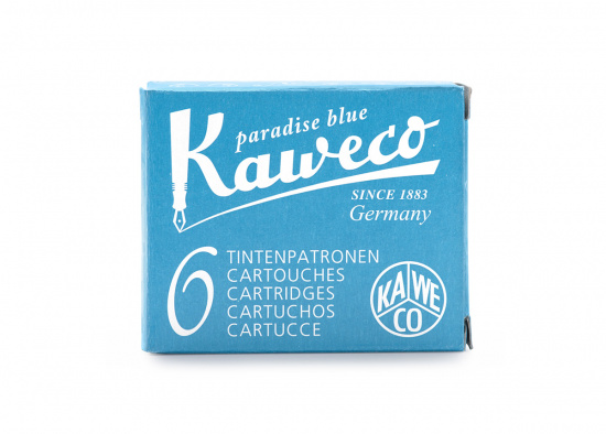 Набор картриджей KawEco, небесно-голубой, 6 шт. картон