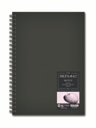 Блокнот для зарисовок "Sketchbook" 110г/м2 А4 мелкозернистая 80л (ландшафт)