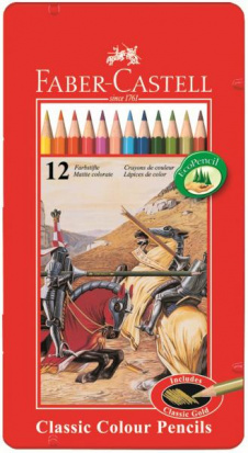 Набор цветных карандашей "Рыцарь", 12 цв. sela