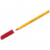 Ручка шариковая "Tops 505 F" красная, 0,8мм, оранжевый корпус