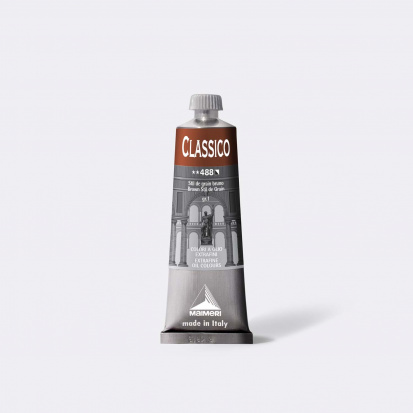 Масляная краска "Classico" стил де грэн коричневый 60 ml