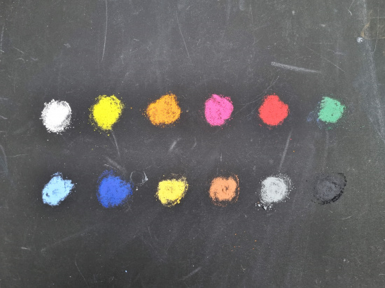 Пастель художественная, 12 цветов, картон. упак.