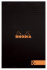 Блокнот с перфорацией «Rhodia 18» формата А4, обложка черная, 90г/м2, 70л