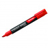 Маркер перманентный красный, скошенный, 0,5-4мм sela25