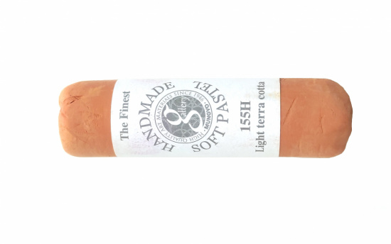 Пастель сухая мягкая круглая ручной работы №155, светлая терракота