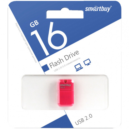 Память "Art" 16GB, USB 2.0 Flash Drive, пурпурный
