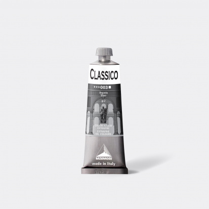 Масляная краска "Classico" серебро 60 ml 