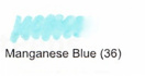 Маркер-кисть двусторонняя "Le Plume II", кисть и ручка 0,5мм, Синий марганец