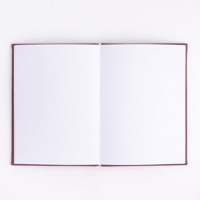 Скетчбук для маркеров, двусторонняя бумага 220г/м, 15х21 см, 40 л, бордовый