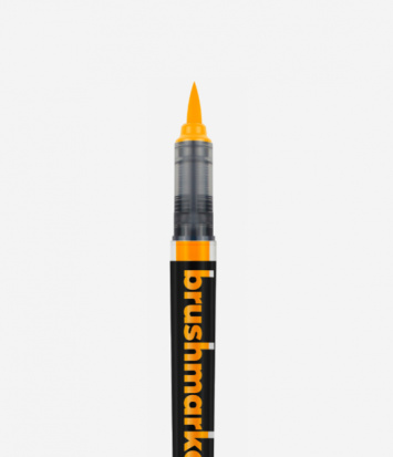 Маркер-кисть "Brushmarker Pro", неоновый оранжево-желтый, №0220
