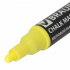 Маркер меловой "Pop-art", сухостираемый, для гладких поверхностей, 5мм, ЖЕЛТЫЙ sela25