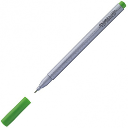 Ручка капиллярная Grip, травяная зелень 0.4мм sela25