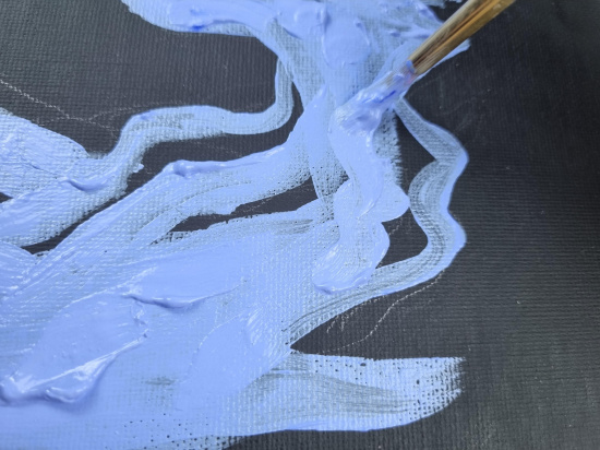 Акриловые краски "Galeria", баночка 500 мл, белый титан