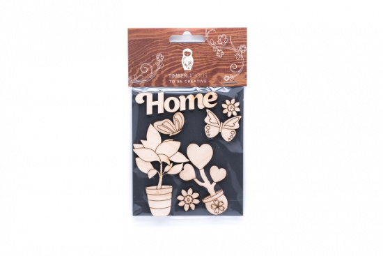 Набор заготовок для декорирования Home4 фанера 10х14см