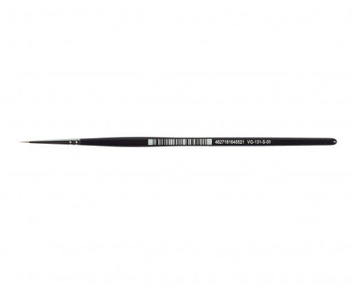 Кисть для акварели VanGogh 131 колонок круглая,  ручка короткая №00