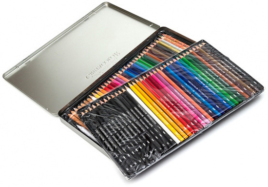 Набор для графики "Artist Studio Line" 72 карандаша, металлическая коробка sela
