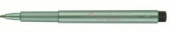 Ручка капиллярная "Рitt Pen"зеленый металлик, 1.5мм 