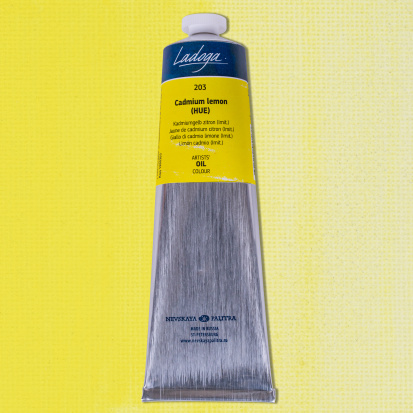 Кадмий лимонный А масло Ладога 120мл Кадмий лимонный А масло Ладога 120мл