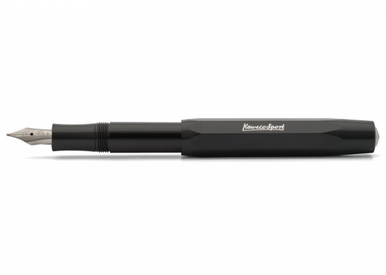 Перьевая ручка "Skyline", черная, F 0,7 мм