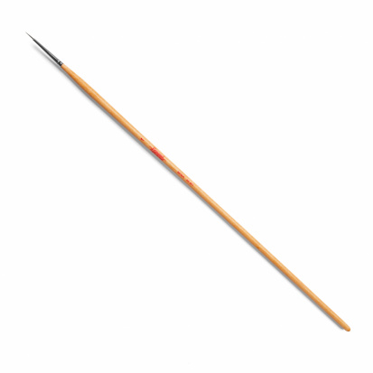 Кисть "Красный Художник" Белка круглая, длинная ручка №1 