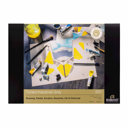 Склейка для пастели "Rembrandt", 180г/м2, A4, 50л, серые тона