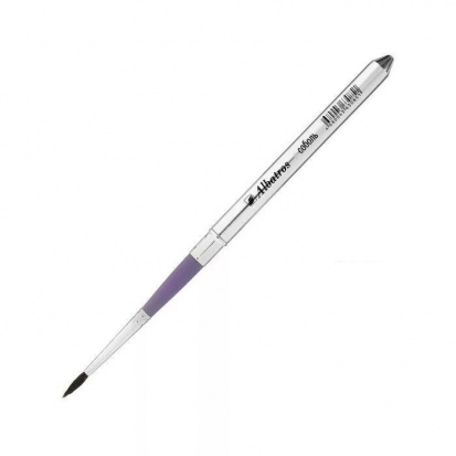 Кисть в футляре, карманная, круглая №2, соболь