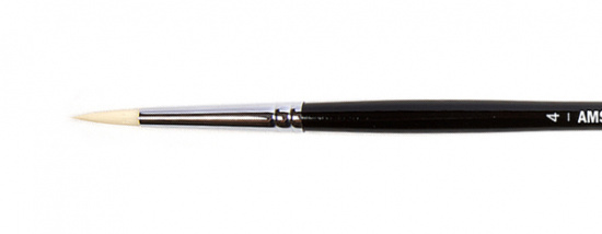 Кисть для акрила "Amsterdam 351" жесткая синтетика круглая, ручка длинная №4