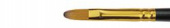 Кисть имит.колонка овальная, короткая ручка "1S35" №6 для масла, акрила, гуаши, темперы