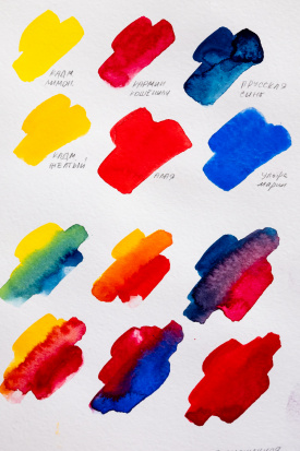 Акварель "Movemoon", мал. кювета, кадмий желтый светлый №101 sela25