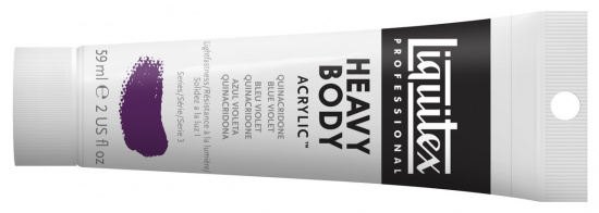 Краска акриловая "Heavy body", туба 59мл, №118 квинакридон фиолетово-синий 
