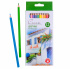 Набор профессиональных цветных карандашей "Сонет", 12 цветов, в картонной упаковке