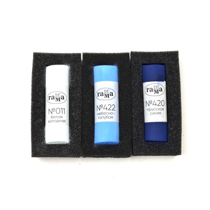 Набор из 3-х оттенков художественной пастели Гамма, палитра №11 Набор из 3-х оттенков художественной пастели Гамма, палитра №11