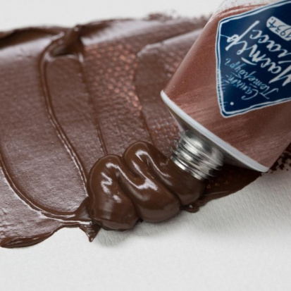 Масляная краска "Мастер-Класс", коричневая светлая Севан 46 мл