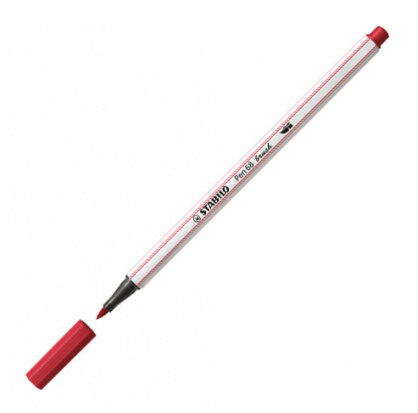 Ручка-кисть "Pen 68", красный темный