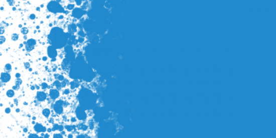 Аэрозольная акриловая краска "UrbanFine-Art" Синий Транспарент, 400мл