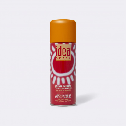 Акриловый спрей для декорирования "Idea Spray" оранжевый флуоресцентный 200 ml 