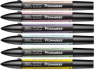 Набор художественных маркеров "Pro", 6 цветов, пастельные оттенки